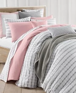 Charter Club Seersucker 3-Pc. Duvet Cover Set, King, Created For Macy's -Avanti Linens Shop 10266532 fpx