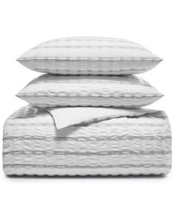 Charter Club Seersucker 3-Pc. Duvet Cover Set, King, Created For Macy's -Avanti Linens Shop 10266534 fpx
