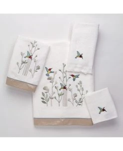 Avanti Colibri Embroidered Bath Towel