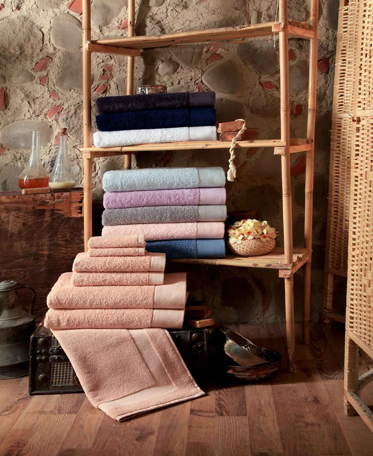 Enchante Home Signature Turkish Cotton Bath Towel Collection 3 Enchante Home Signature Turkish Cotton Bath Towel Collection