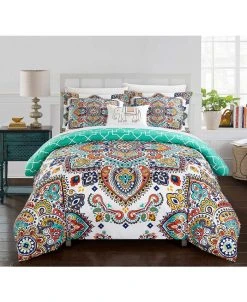 Chic Home Karen 8 Pc Queen Duvet Set