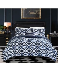 Chic Home Normani 4 Pc Queen Duvet Cover Set