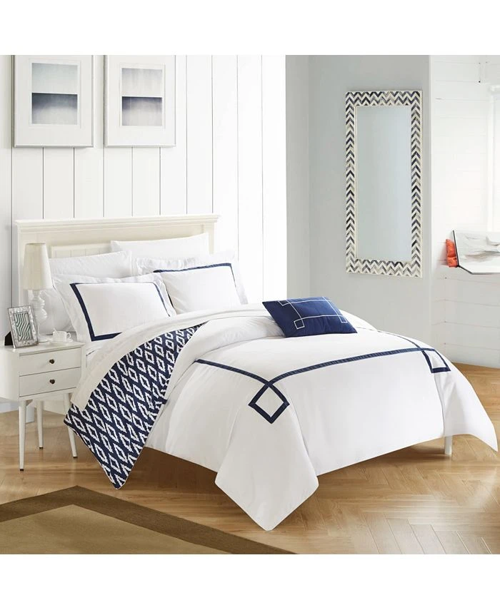 Chic Home Kendall 4 Pc Queen Duvet Cover Set 3 Chic Home Kendall 4 Pc Queen Duvet Cover Set