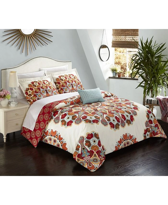Chic Home Maxim 4-Pc. Duvet Cover Sets 3 Chic Home Maxim 4-Pc. Duvet Cover Sets