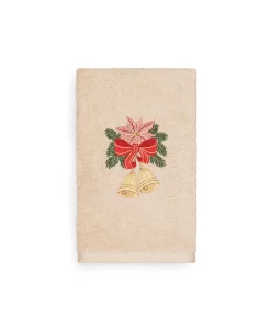 Linum Home Christmas Bells 100% Turkish Cotton Hand Towel -Avanti Linens Shop 10743923 fpx