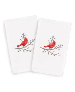 Linum Home Christmas Cardinal 100% Turkish Cotton 2-Pc. Hand Towel Set 7 Linum Home Christmas Cardinal 100% Turkish Cotton 2-Pc. Hand Towel Set -Avanti Linens Shop 10743941 fpx