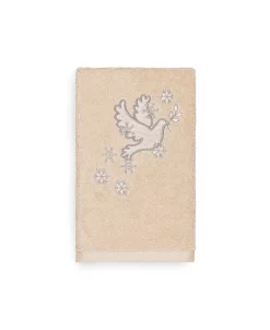 Linum Home Christmas Dove 100% Turkish Cotton Hand Towel -Avanti Linens Shop 10743963 fpx
