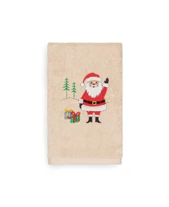 Linum Home Christmas Santa Waving 100% Turkish Cotton Hand Towel 11 Linum Home Christmas Santa Waving 100% Turkish Cotton Hand Towel -Avanti Linens Shop 10743995 fpx