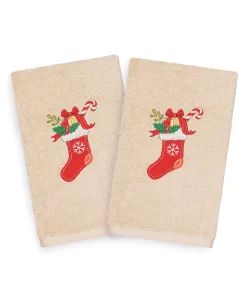 Linum Home Christmas Stocking 100% Turkish Cotton 2-Pc. Hand Towel Set 9 Linum Home Christmas Stocking 100% Turkish Cotton 2-Pc. Hand Towel Set -Avanti Linens Shop 10744039 fpx