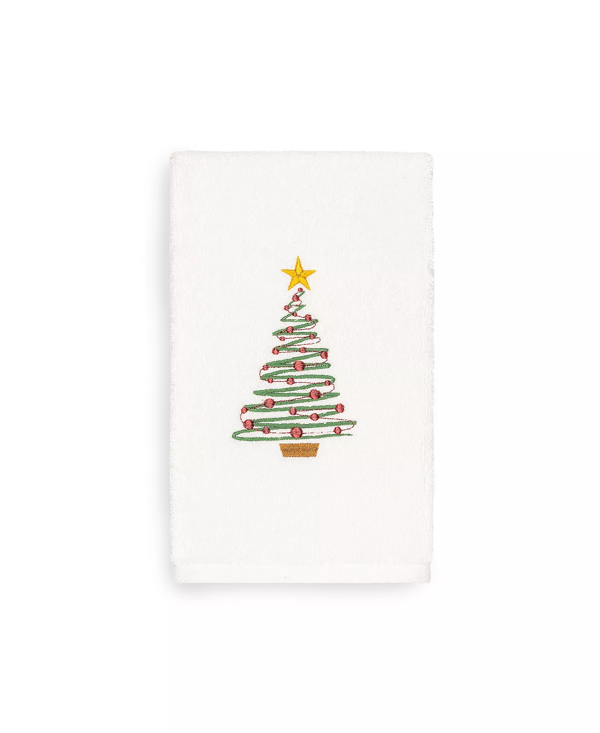 Linum Home Christmas Tree 100% Turkish Cotton Hand Towel 5 Linum Home Christmas Tree 100% Turkish Cotton Hand Towel - Image 3