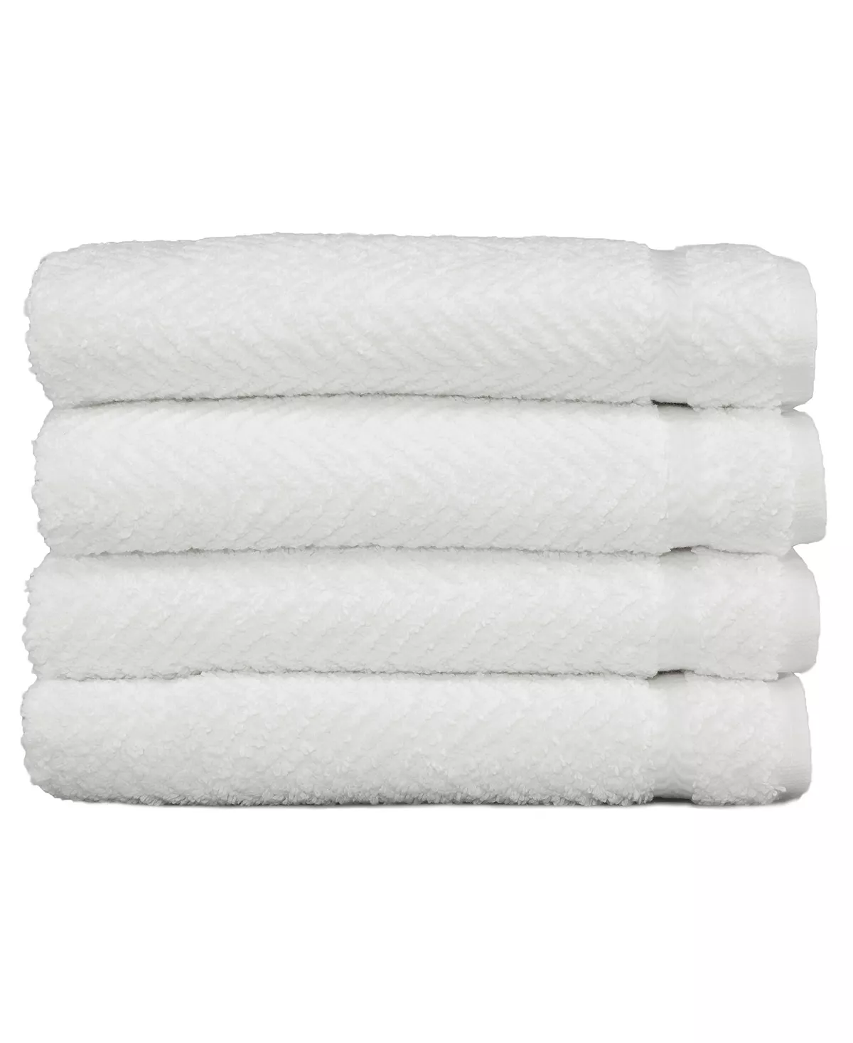 Linum Home Rringbone 4-Pc. Hand Towel Set 4 Linum Home Rringbone 4-Pc. Hand Towel Set - Image 2