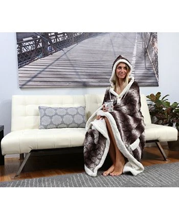 Chic Home Shady 51x71 Hooded Snuggle 8 Chic Home Shady 51x71 Hooded Snuggle - Image 6