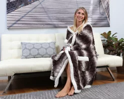 Chic Home Shady 51x71 Hooded Snuggle 17 Chic Home Shady 51x71 Hooded Snuggle -Avanti Linens Shop 10763072 fpx