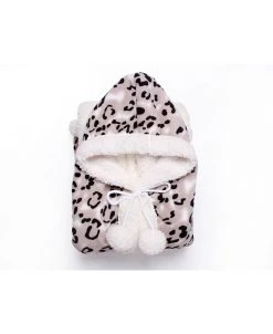 Chic Home Leopard 51x71 Hooded Snuggle