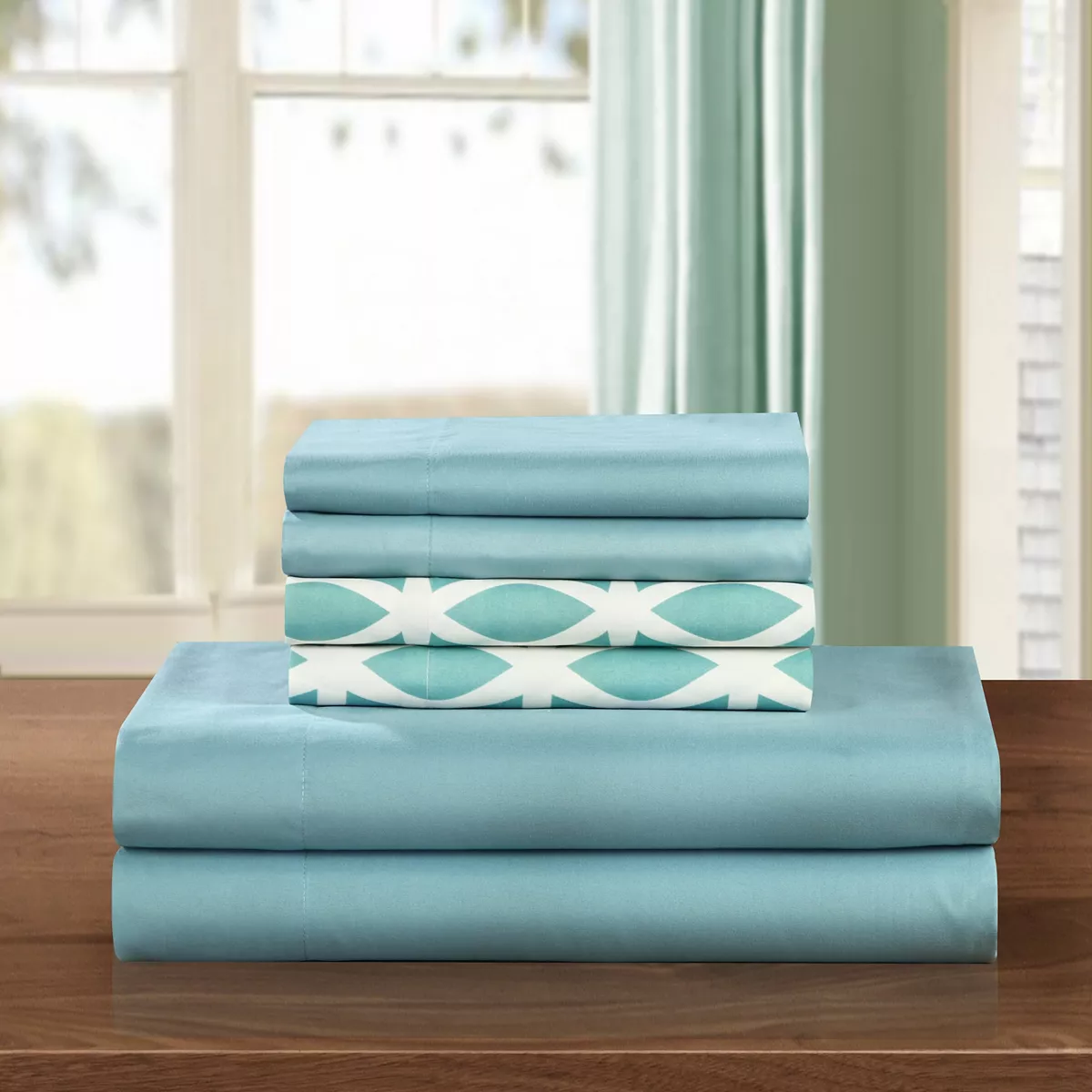 Chic Home Bailee 6-Pc Queen Sheet Set 3 Chic Home Bailee 6-Pc Queen Sheet Set