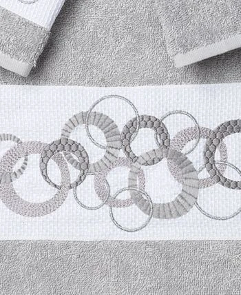 Linum Home Annabelle 3-Pc. Embellished Towel Set 4 Linum Home Annabelle 3-Pc. Embellished Towel Set - Image 2