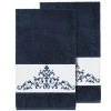 Linum Home Scarlet 2-Pc. Embellished Bath Towel Set -Avanti Linens Shop 10776340 fpx