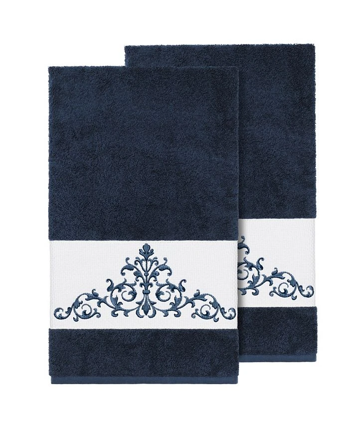 Linum Home Scarlet 2-Pc. Embellished Bath Towel Set 3 Linum Home Scarlet 2-Pc. Embellished Bath Towel Set