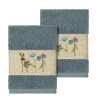 Linum Home Serenity 2-Pc. Embellished Washcloth Set -Avanti Linens Shop 10776400 fpx