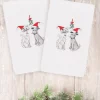 Linum Home Christmas Cute Couple 100% Turkish Cotton 2-Pc. Hand Towel Set 2 Linum Home Christmas Cute Couple 100% Turkish Cotton 2-Pc. Hand Towel Set -Avanti Linens Shop 11010421 fpx