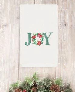 Linum Home Christmas Joy 100% Turkish Cotton Hand Towels