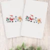 Linum Home Christmas Skating Party 100% Turkish Cotton 2-Pc. Hand Towel Set -Avanti Linens Shop 11010463 fpx