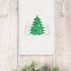 Linum Home Christmas Three Trees 100% Turkish Cotton Hand Towel -Avanti Linens Shop 11010490 fpx 1
