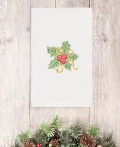 Linum Home Christmas Holly Bunch 100% Turkish Cotton Hand Towel Collection 5 Linum Home Christmas Holly Bunch 100% Turkish Cotton Hand Towel Collection -Avanti Linens Shop 11189787 fpx