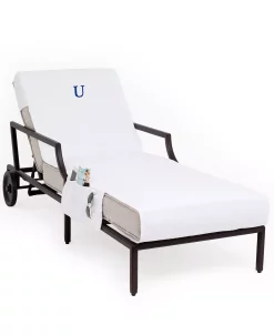 Linum Home Personalized 100% Turkish Cotton Chaise Lounge Cover With Side Pockets -Avanti Linens Shop 11304251 fpx