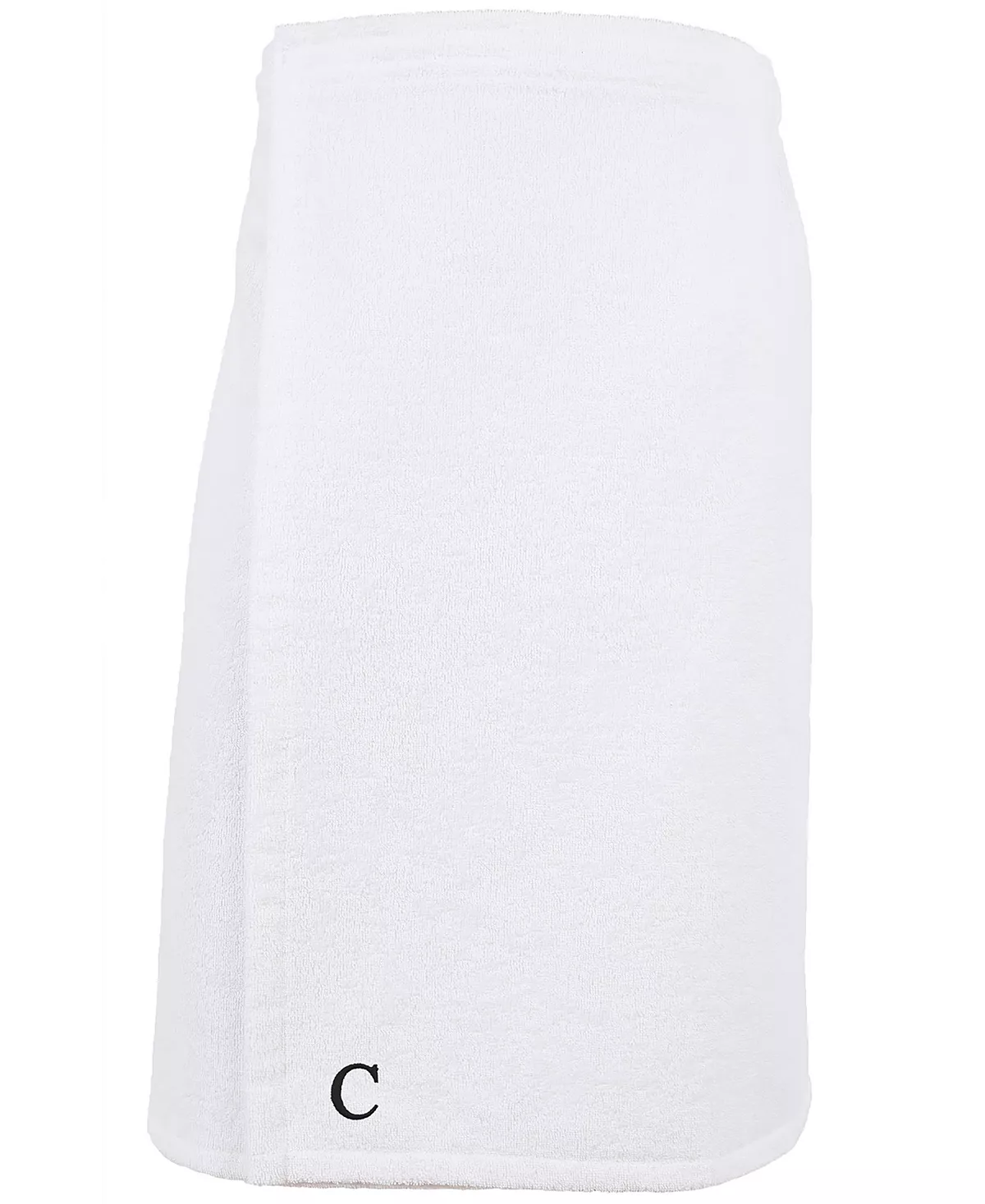 Linum Home 100% Turkish Cotton Terry Personalized Women's Bath Wrap - White 7 Linum Home 100% Turkish Cotton Terry Personalized Women's Bath Wrap - White - Image 5