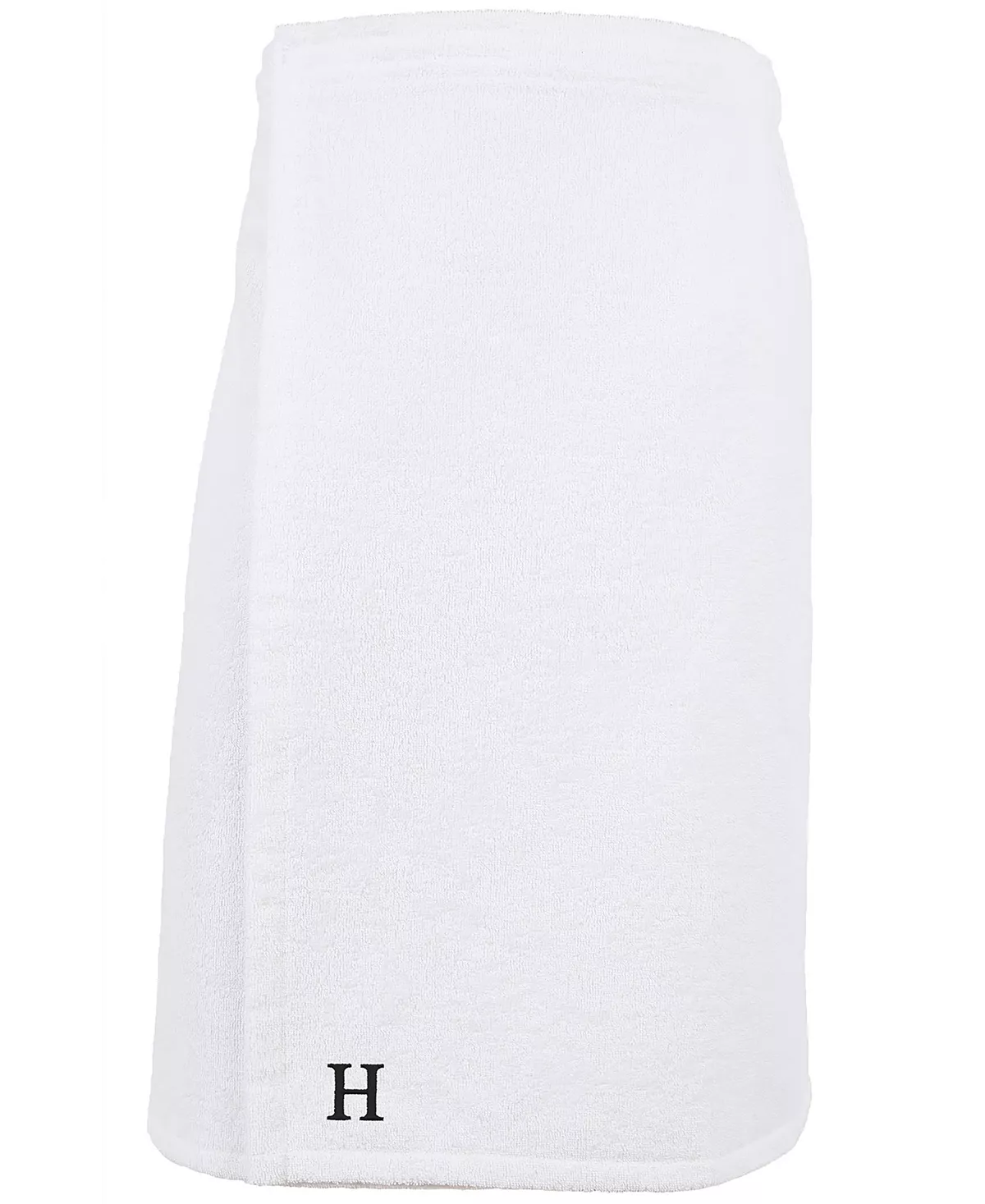 Linum Home 100% Turkish Cotton Terry Personalized Women's Bath Wrap - White 12 Linum Home 100% Turkish Cotton Terry Personalized Women's Bath Wrap - White - Image 10