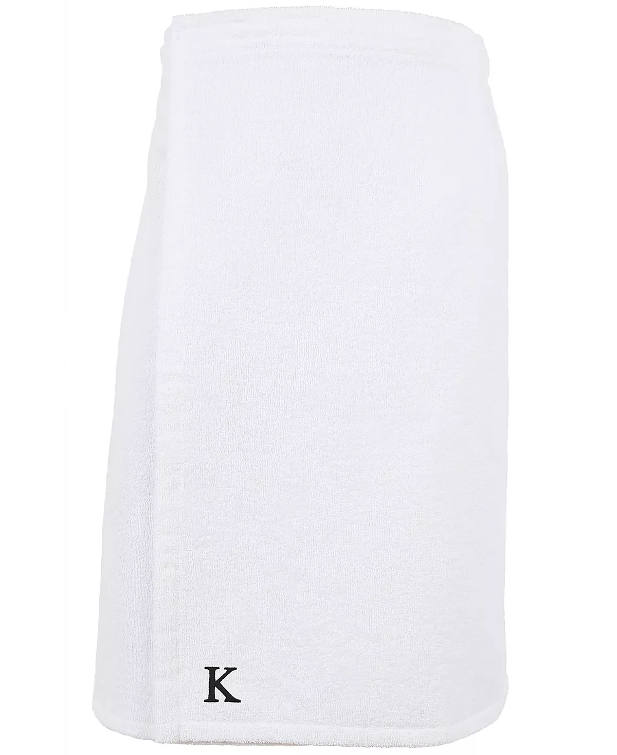 Linum Home 100% Turkish Cotton Terry Personalized Women's Bath Wrap - White 15 Linum Home 100% Turkish Cotton Terry Personalized Women's Bath Wrap - White - Image 13