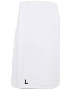 Linum Home 100% Turkish Cotton Terry Personalized Women's Bath Wrap - White 43 Linum Home 100% Turkish Cotton Terry Personalized Women's Bath Wrap - White -Avanti Linens Shop 11336844 fpx