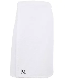 Linum Home 100% Turkish Cotton Terry Personalized Women's Bath Wrap - White 44 Linum Home 100% Turkish Cotton Terry Personalized Women's Bath Wrap - White -Avanti Linens Shop 11336846 fpx