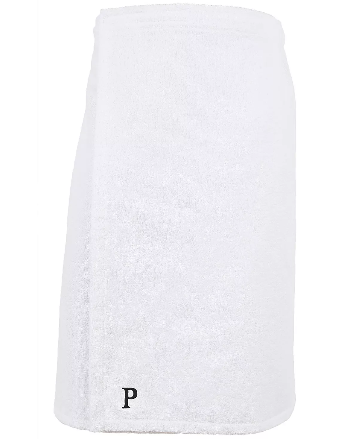 Linum Home 100% Turkish Cotton Terry Personalized Women's Bath Wrap - White 20 Linum Home 100% Turkish Cotton Terry Personalized Women's Bath Wrap - White - Image 18