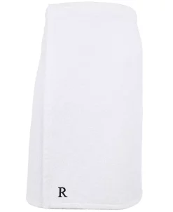 Linum Home 100% Turkish Cotton Terry Personalized Women's Bath Wrap - White 49 Linum Home 100% Turkish Cotton Terry Personalized Women's Bath Wrap - White -Avanti Linens Shop 11336856 fpx