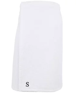 Linum Home 100% Turkish Cotton Terry Personalized Women's Bath Wrap - White 50 Linum Home 100% Turkish Cotton Terry Personalized Women's Bath Wrap - White -Avanti Linens Shop 11336858 fpx