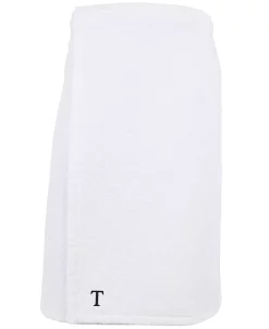 Linum Home 100% Turkish Cotton Terry Personalized Women's Bath Wrap - White 51 Linum Home 100% Turkish Cotton Terry Personalized Women's Bath Wrap - White -Avanti Linens Shop 11336860 fpx