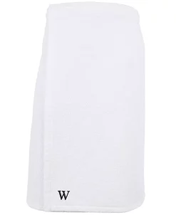 Linum Home 100% Turkish Cotton Terry Personalized Women's Bath Wrap - White 54 Linum Home 100% Turkish Cotton Terry Personalized Women's Bath Wrap - White -Avanti Linens Shop 11336866 fpx