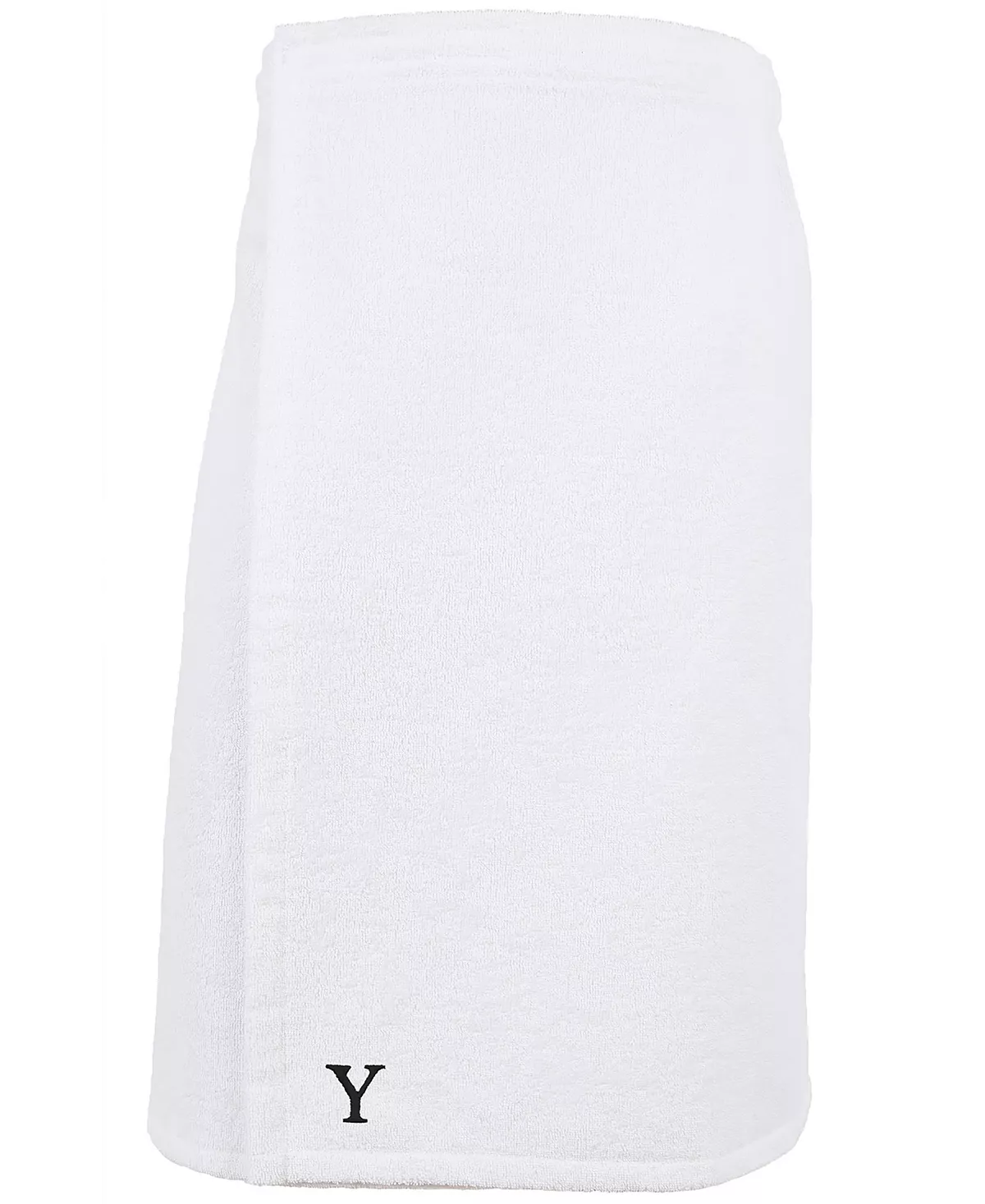 Linum Home 100% Turkish Cotton Terry Personalized Women's Bath Wrap - White 29 Linum Home 100% Turkish Cotton Terry Personalized Women's Bath Wrap - White - Image 27