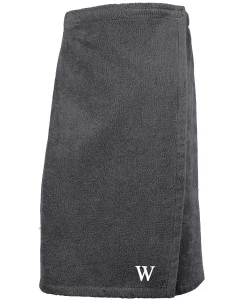 Linum Home 100% Turkish Cotton Terry Personalized Women's Bath Wrap - Dark Grey 54 Linum Home 100% Turkish Cotton Terry Personalized Women's Bath Wrap - Dark Grey -Avanti Linens Shop 11337027 fpx