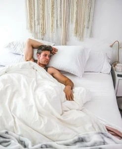 Pillow Guy CLOSEOUT! Classic Cool & Crisp 100% Cotton Percale Duvet Cover Set- Full/Queen -Avanti Linens Shop 11564394 fpx