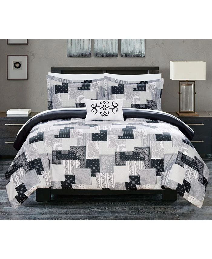 Chic Home Utopia 4 Piece King Duvet Cover Set 3 Chic Home Utopia 4 Piece King Duvet Cover Set