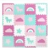 Tadpoles 16 Piece Foam Play Mat Set, Unicorn And Rainbows -Avanti Linens Shop 12325502 fpx