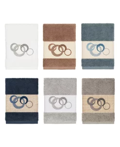 Linum Home Turkish Cotton Annabelle Embellished Washcloth -Avanti Linens Shop 12721162 fpx