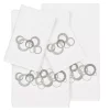 Linum Home Turkish Cotton Annabelle 4-Pc. Embellished Towel Set