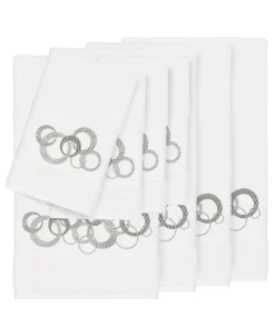 Linum Home Turkish Cotton Annabelle 8-Pc. Embellished Towel Set