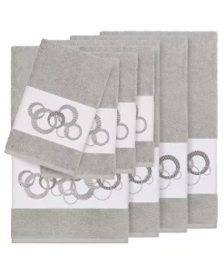 Linum Home Turkish Cotton Annabelle 8-Pc. Embellished Towel Set -Avanti Linens Shop 12721216 fpx