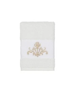 Linum Home Turkish Cotton Scarlet Embellished Washcloth