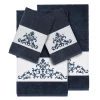 Linum Home Turkish Cotton Scarlet 4-Pc. Embellished Towel Set